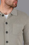Mens Midweight Cotton Work Shirt Fawn-Jacket-Paul James Knitwear-S-Urbanheer