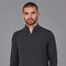 Mens Midweight Cotton Zip Neck Jumper Anthracite Grey-Jumper-Paul James Knitwear-S-Urbanheer