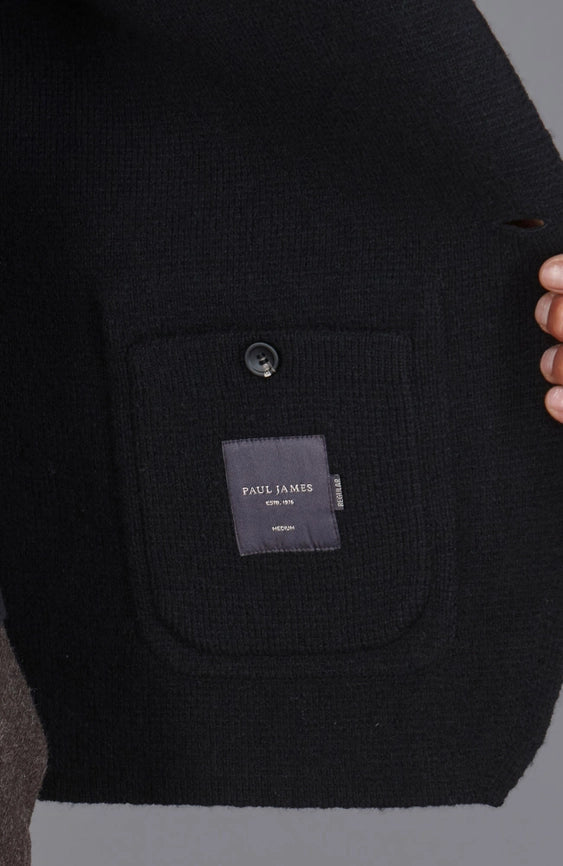 Mens Midweight Lambswool Knitted Blazer-Blazer-Paul James Knitwear-S-Regular-Urbanheer