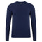 Mens Organic Cotton Crew Neck Jumper-Jumper-Paul James Knitwear-S-Marine-Urbanheer