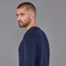 Mens Organic Cotton Crew Neck Jumper-Jumper-Paul James Knitwear-S-Marine-Urbanheer