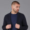 Mens Organic Cotton Crew Neck Jumper-Jumper-Paul James Knitwear-S-Marine-Urbanheer