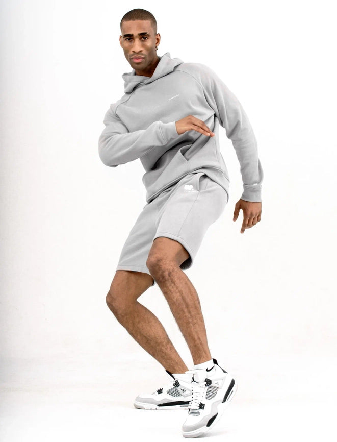 Mens Organic Cotton Hoodie-Hoodies-Universal Performance-Grey-Urbanheer