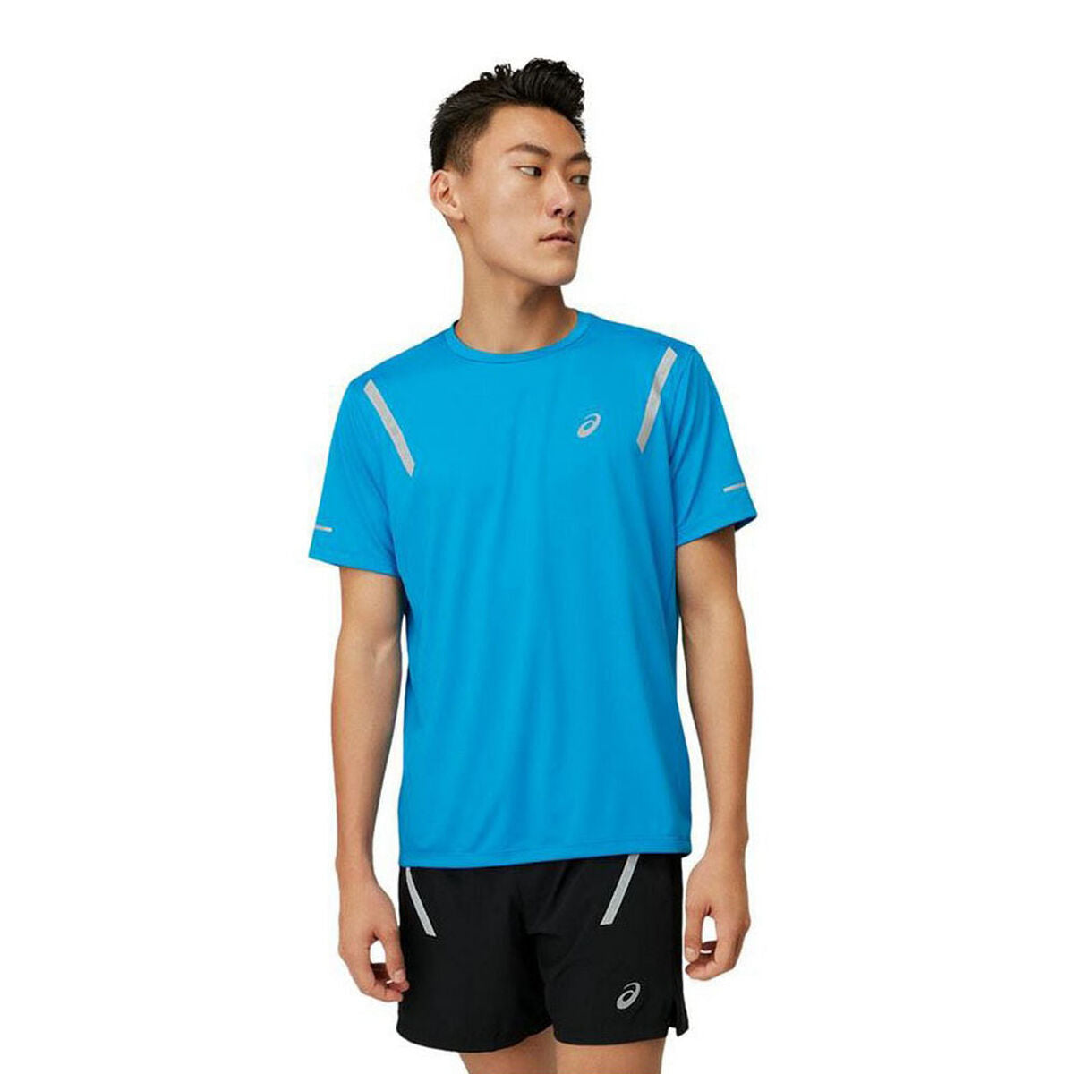 Men’s Short Sleeve T-Shirt Asics Life-Show Blue-Sports | Fitness > Sports material and equipment > Sports t-shirts-Asics-XL-Urbanheer