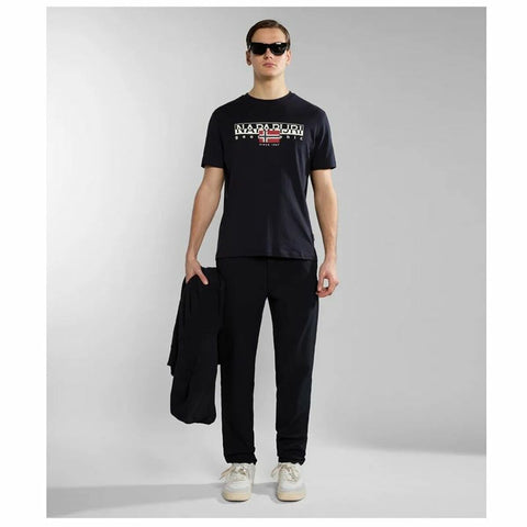 Men’s Short Sleeve T-Shirt Napapjiri Black-Sports | Fitness > Sports material and equipment > Sports t-shirts-Napapjiri-S-Urbanheer
