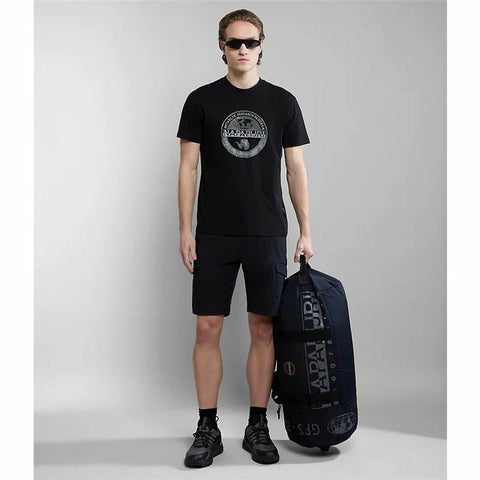Men’s Short Sleeve T-Shirt Napapjiri S-Bollo Black-Sports | Fitness > Sports material and equipment > Sports t-shirts-Napapjiri-M-Urbanheer