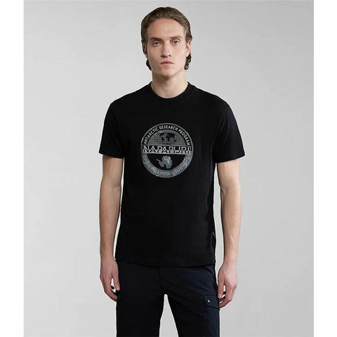 Men’s Short Sleeve T-Shirt Napapjiri S-Bollo Black-Sports | Fitness > Sports material and equipment > Sports t-shirts-Napapjiri-M-Urbanheer