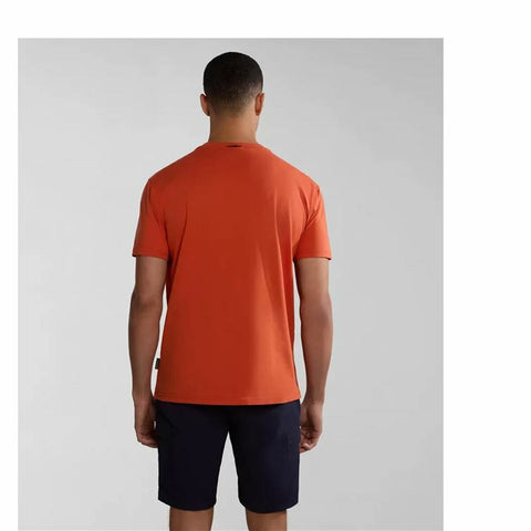 Men’s Short Sleeve T-Shirt Napapjiri S-Bollo Ss 1 Orange-Sports | Fitness > Sports material and equipment > Sports t-shirts-Napapjiri-S-Urbanheer