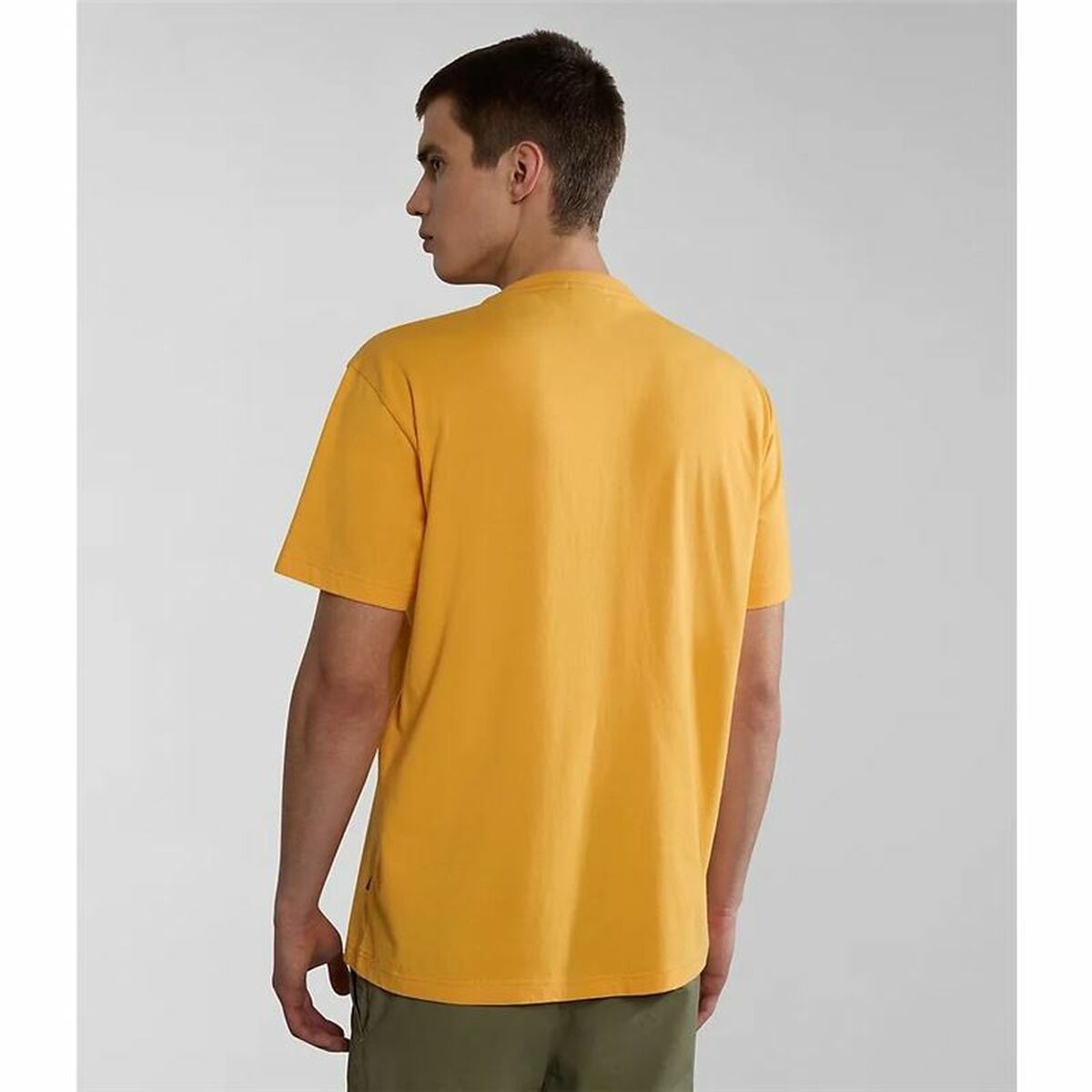 Men’s Short Sleeve T-Shirt Napapjiri S-Faber Golden-Sports | Fitness > Sports material and equipment > Sports t-shirts-Napapjiri-XL-Urbanheer