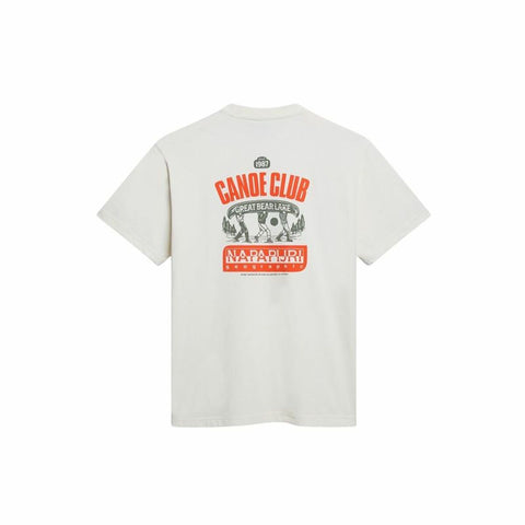 Men’s Short Sleeve T-Shirt Napapjiri S-Gouin White-Sports | Fitness > Sports material and equipment > Sports t-shirts-Napapjiri-XL-Urbanheer
