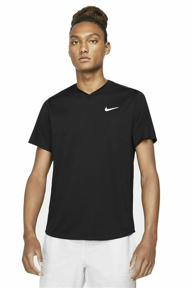 Men’s Short Sleeve T-Shirt Nike Dri-FIT Victory Black-Fashion | Accessories > Clothes and Shoes > T-shirts-Nike-XL-Urbanheer