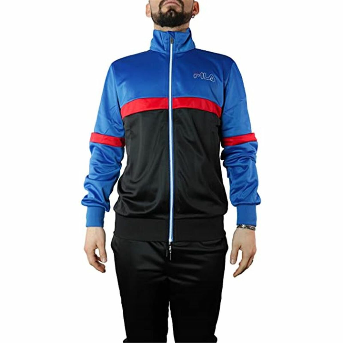 Men's Sports Jacket Fila Leo Trak Blue-Sports | Fitness > Sports material and equipment > Sports Jackets-Fila-S-Urbanheer