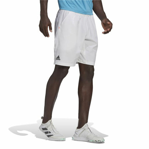 Men's Sports Shorts Adidas Ergo White-Sports | Fitness > Sports material and equipment > Sports Trousers-Adidas-XL-Urbanheer