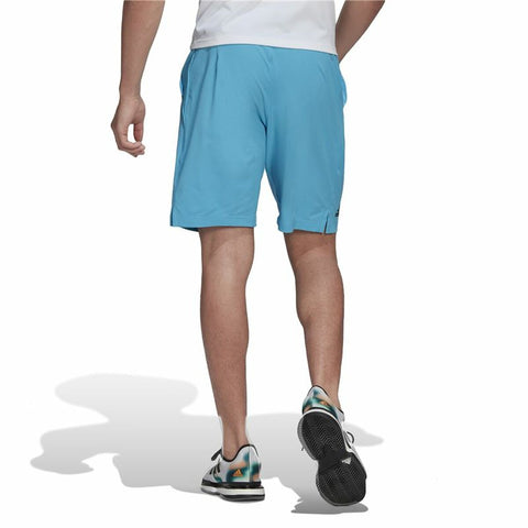 Men's Sports Shorts Adidas Heat Ready Ergo Light Blue-Sports | Fitness > Sports material and equipment > Sports Trousers-Adidas-S-Urbanheer