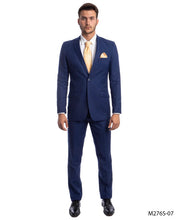 Mens Suits 2PC-Suit & Dress Pants Indigo Slim Fit-Suits-Suits America-34R/28W-Indigo-Urbanheer