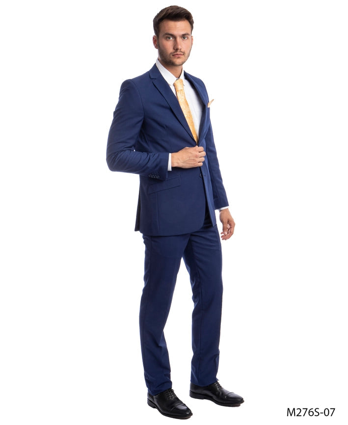 Mens Suits 2PC-Suit & Dress Pants Indigo Slim Fit-Suits-Suits America-34R/28W-Indigo-Urbanheer