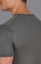 Mens Superfine Mercerised Cotton Knitted T-Shirt Charcoal-T-Shirt-Paul James Knitwear-S-Charcoal-Urbanheer