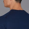Mens Superfine Mercerised Cotton Knitted T-Shirt Navy-T-Shirt-Paul James Knitwear-S-Navy-Urbanheer