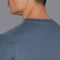 Mens Superfine Mercerised Cotton Knitted T-Shirt Steel Blue-T-Shirt-Paul James Knitwear-M-Steel Blue-Urbanheer