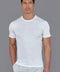 Mens Superfine Mercerised Cotton Knitted T-Shirt White-T-Shirt-Paul James Knitwear-S-White-Urbanheer
