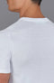 Mens Superfine Mercerised Cotton Knitted T-Shirt White-T-Shirt-Paul James Knitwear-S-White-Urbanheer