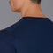 Mens Superfine Mercerised Cotton V Neck Knitted T-Shirt Navy-T-Shirt-Paul James Knitwear-S-Navy-Urbanheer