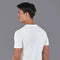 Mens Superfine Mercerised Cotton V Neck Knitted T-Shirt White-T-Shirt-Paul James Knitwear-S-White-Urbanheer
