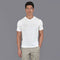 Mens Superfine Mercerised Cotton V Neck Knitted T-Shirt White-T-Shirt-Paul James Knitwear-S-White-Urbanheer