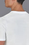 Mens Superfine Mercerised Cotton V Neck Knitted T-Shirt White-T-Shirt-Paul James Knitwear-S-White-Urbanheer