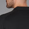 Mens Superfine Merino Silk Buttonless Polo Shirt Black-Polo Shirt-Paul James Knitwear-S-Urbanheer