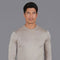 Mens Superfine Merino Silk Crew Neck Jumper-Jumper-Paul James Knitwear-M-Urbanheer