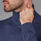 Mens Superfine Merino Silk Roll Neck Jumper Slate Blue-Jumper-Paul James Knitwear-S-Urbanheer
