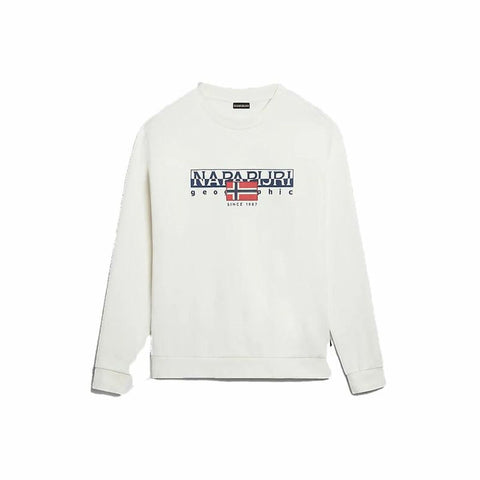 Men’s Sweatshirt without Hood Napapjiri B-Aylmer C White-Sports | Fitness > Sports material and equipment > Sports sweatshirts-Napapjiri-XL-Urbanheer