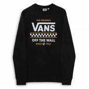 Men’s Sweatshirt without Hood Vans Black-Sports | Fitness > Sports material and equipment > Sports sweatshirts-Vans-S-Urbanheer