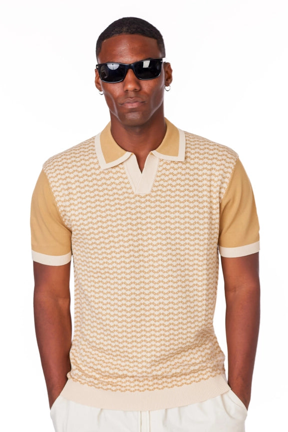 Men's Textured Polo Shirt (A31113)-Shirt-Hawk's Bay-M-Urbanheer