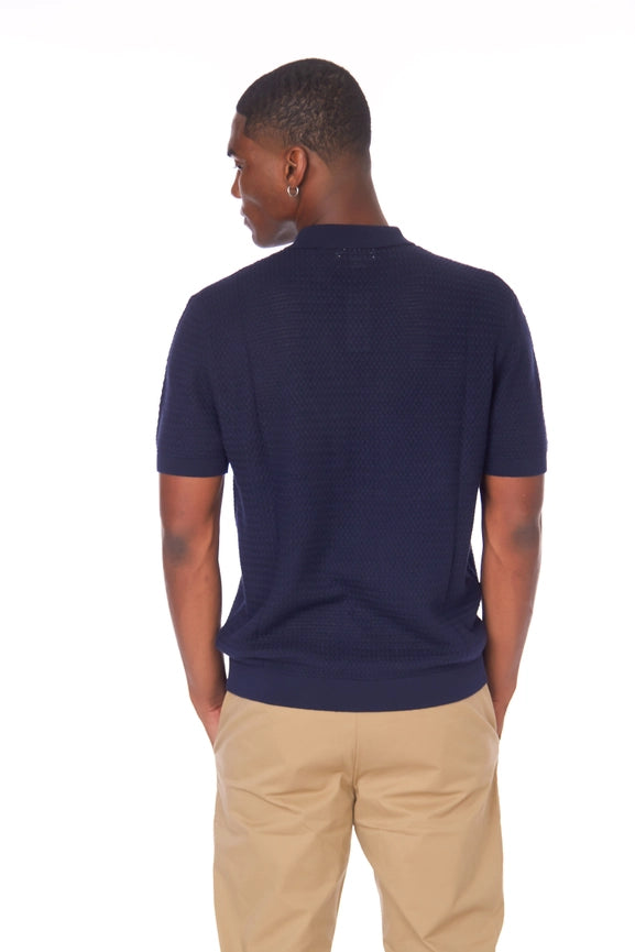 Men's Textured Polo Shirt (S2300102)-Shirt-Hawk's Bay-M-Urbanheer