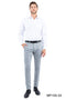 Mens Trousers Super Comfort Flex Dress Pants, Knit Grey-Pants-Suits America-28W-Gray-Urbanheer