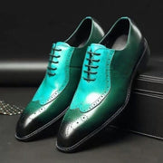 Men's Turquoise-Shoes - Men-The Royale Leather-US 6/ UK 5.5/ EUR 39-Urbanheer