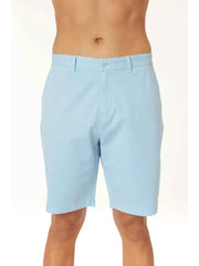 Men's Twill Summer Stretch 4 Pocket Chino Shorts Blue-Shorts-Hawk's Bay-30-HB-1012 Blue-Urbanheer