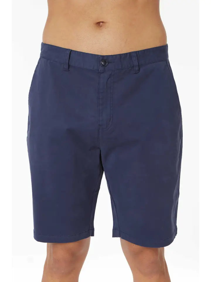 Men's Twill Summer Stretch 4 Pocket Chino Shorts New Navy-Shorts-Hawk's Bay-30-HB-1012 New Navy-Urbanheer