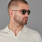 Mens Ultra Fine Cotton Buttonless Polo Shirt Ecru-Polo Shirt-Paul James Knitwear-S-Ecru-Urbanheer