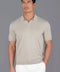 Mens Ultra Fine Cotton Buttonless Polo Shirt Fawn-Polo Shirt-Paul James Knitwear-S-Fawn-Urbanheer