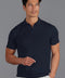 Mens Ultra Fine Cotton Buttonless Polo Shirt Navy-Polo Shirt-Paul James Knitwear-S-Navy-Urbanheer