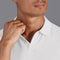 Mens Ultra Fine Cotton Buttonless Polo Shirt White-Polo Shirt-Paul James Knitwear-L-White-Urbanheer