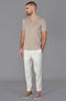 Mens Ultra Fine Cotton Cuban Collar Shirt-Shirts-Paul James Knitwear-S-Linen-Urbanheer