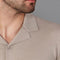 Mens Ultra Fine Cotton Cuban Collar Shirt-Shirts-Paul James Knitwear-S-Linen-Urbanheer