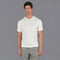Mens Ultra Fine Cotton High V Neck Knitted T-Shirt Ecru-T-Shirt-Paul James Knitwear-S-Ecru-Urbanheer