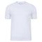 Mens Ultra Fine Cotton High V Neck Knitted T-Shirt White-T-Shirt-Paul James Knitwear-S-White-Urbanheer