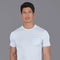 Mens Ultra Fine Cotton Knitted Pocket T-Shirt Pale Blue-T-Shirt-Paul James Knitwear-M-Pale Blue-Urbanheer