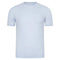 Mens Ultra Fine Cotton Knitted Pocket T-Shirt Pale Blue-T-Shirt-Paul James Knitwear-M-Pale Blue-Urbanheer